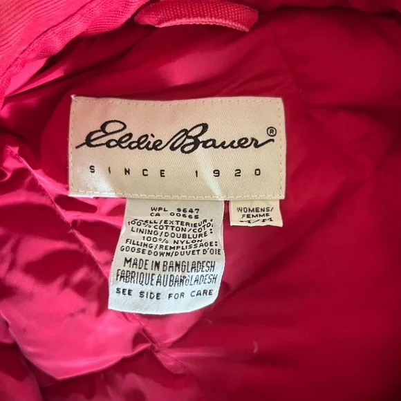Eddie Bauer Goose Down Jacket - Picture 4 of 7